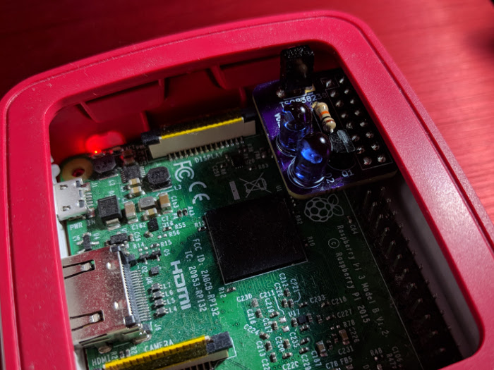 The footprint is small enough that you could get away with using a Pi Zero